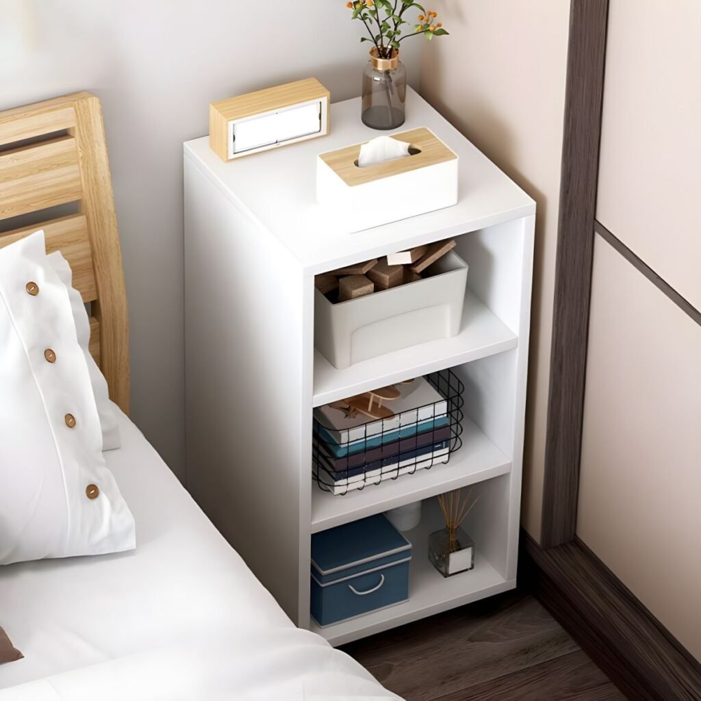 1200x12001 385 Sleek Multi Height Nightstand with 2 Storage Drawers