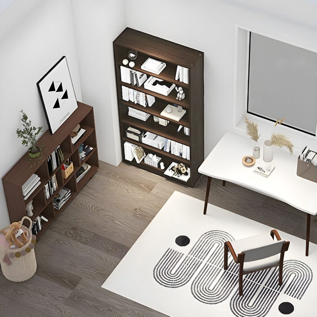 1200x120010 262 Library Storage Bookcase Cabinet Wooden No Doors Design Living Room Bookshelf