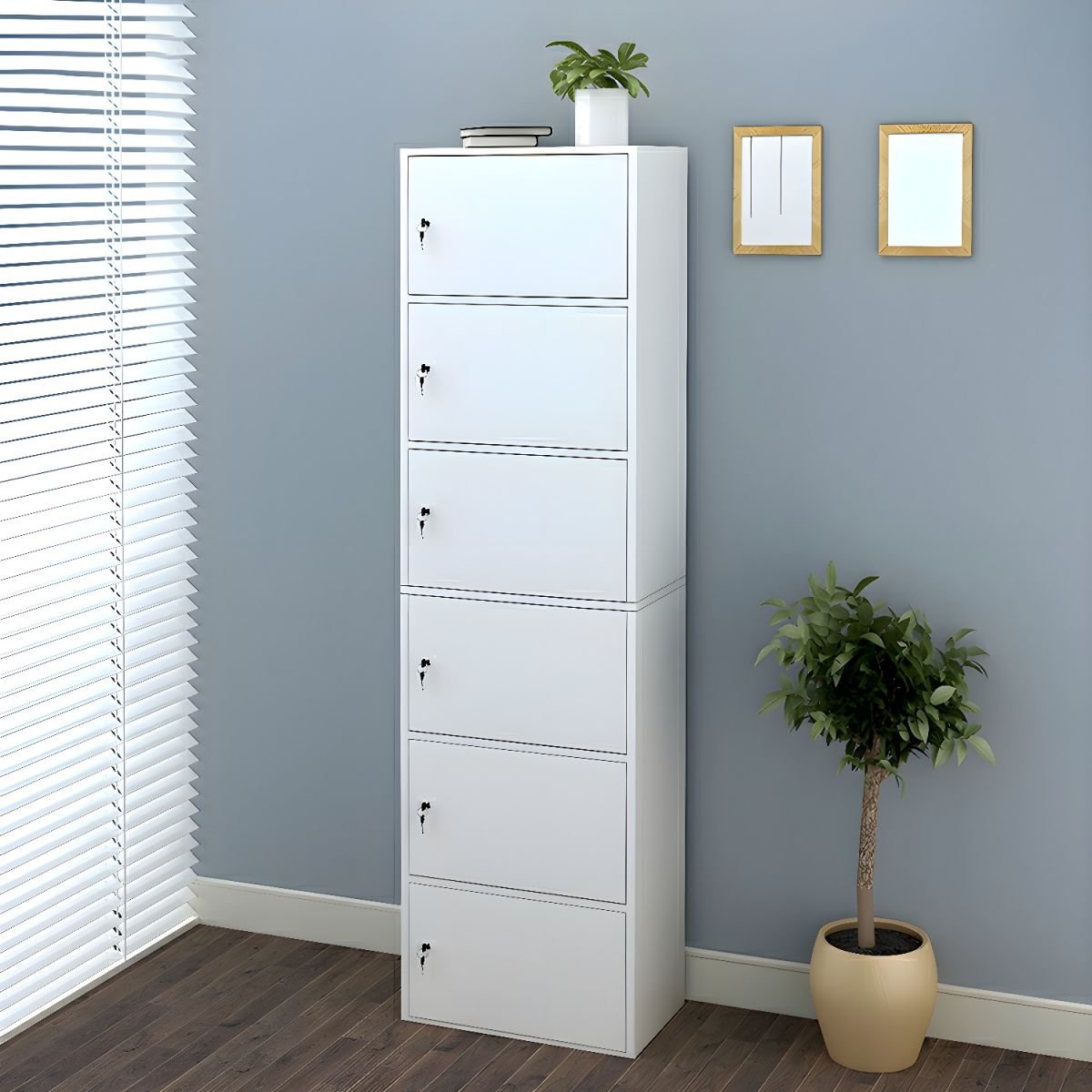 Wooden Bookshelf Design Stackable Bookcase Living Room Library Storage Cabinet Small Bookshelf - Image 3