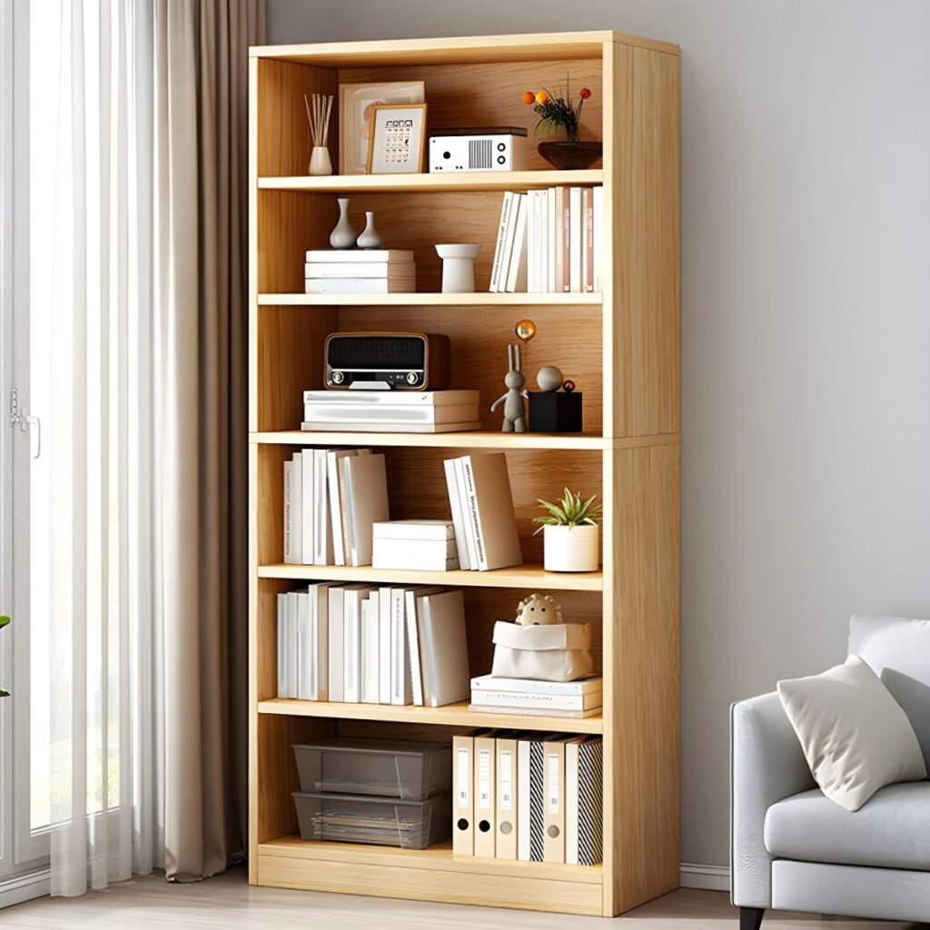 1200x12002 321 Library Storage Bookcase Cabinet Wooden No Doors Design Living Room Bookshelf
