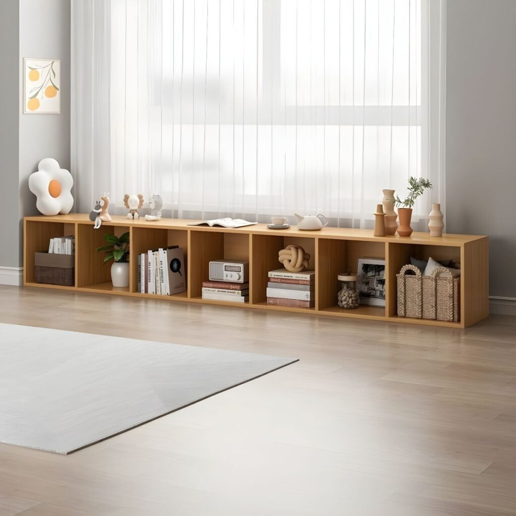 1200x12003 316 Modern Wooden Design Children's Bookcase Living Room Small Bookcase No Doors Storage Cabinet Bookshelf