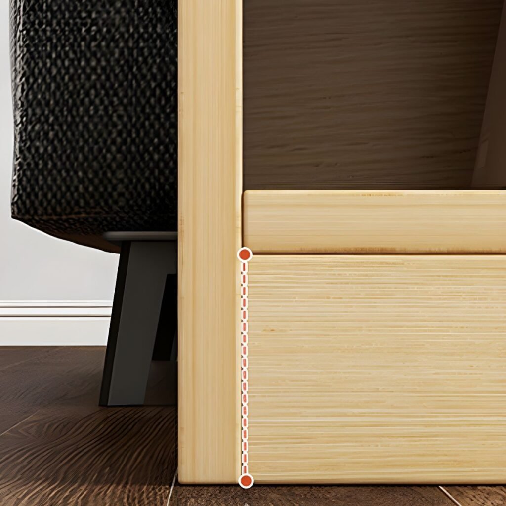 1200x12003 324 Compact Wooden Bookcase - Slim Open Bookshelf for Small Spaces & Home Office