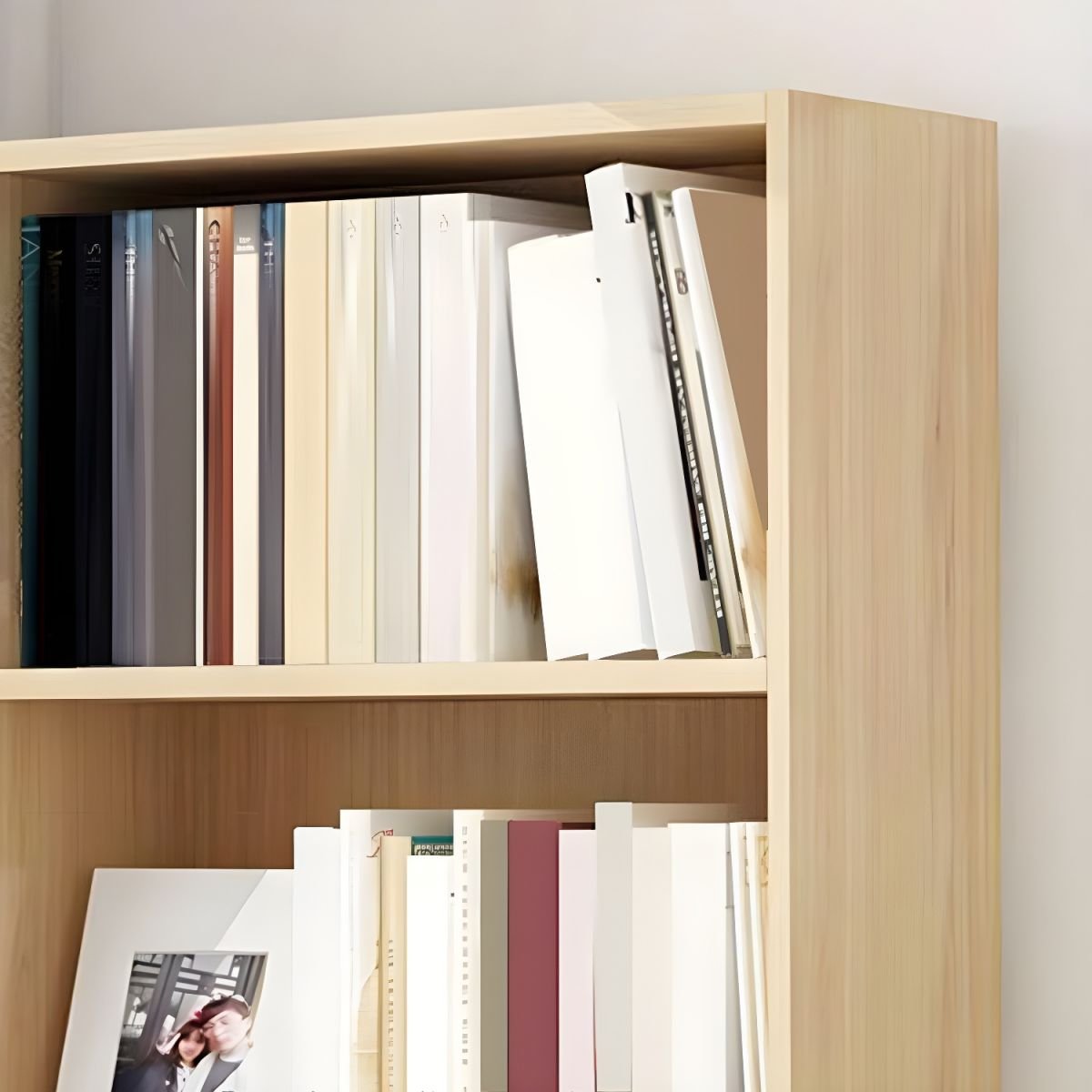 Wooden Bookshelf Design Living Room Book Shelf Library Storage Cabinet Book Shelvese Bookshelf Bookcase - Image 5