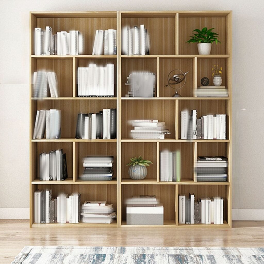1200x12003 362 Best-Selling Rack Storage with 5-Wood Shelves Vertical Open Back Style