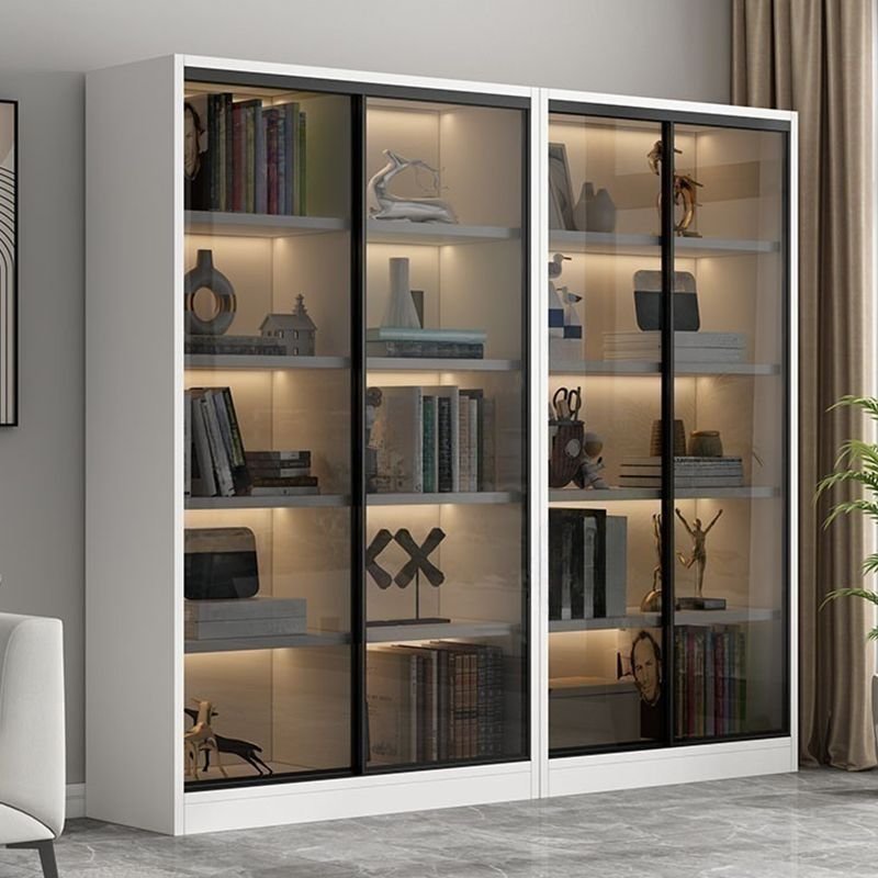 Wooden Bookshelf Design Living Room Book Shelf Library Storage Cabinet Book Shelvese Bookshelf Bookcase - Image 5