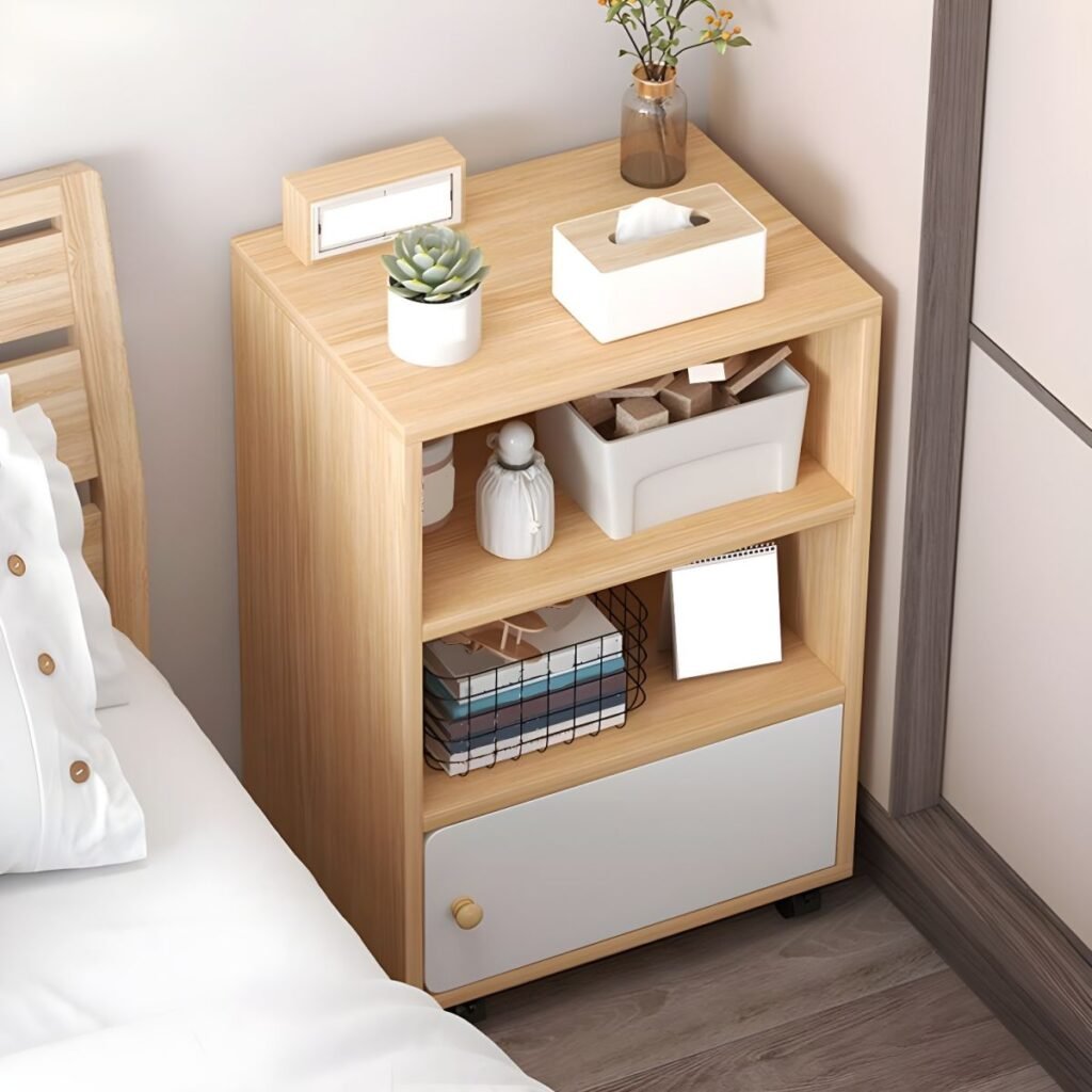 1200x12003 388 Sleek Multi Height Nightstand with 2 Storage Drawers