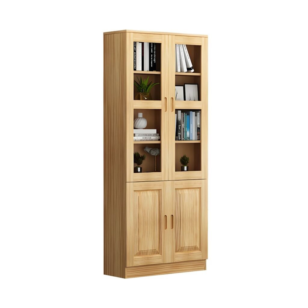 1200x12004 321 Pale brown Box Shelves with 6-Shelf in Vertical or Horizontal Orientation with Drawers