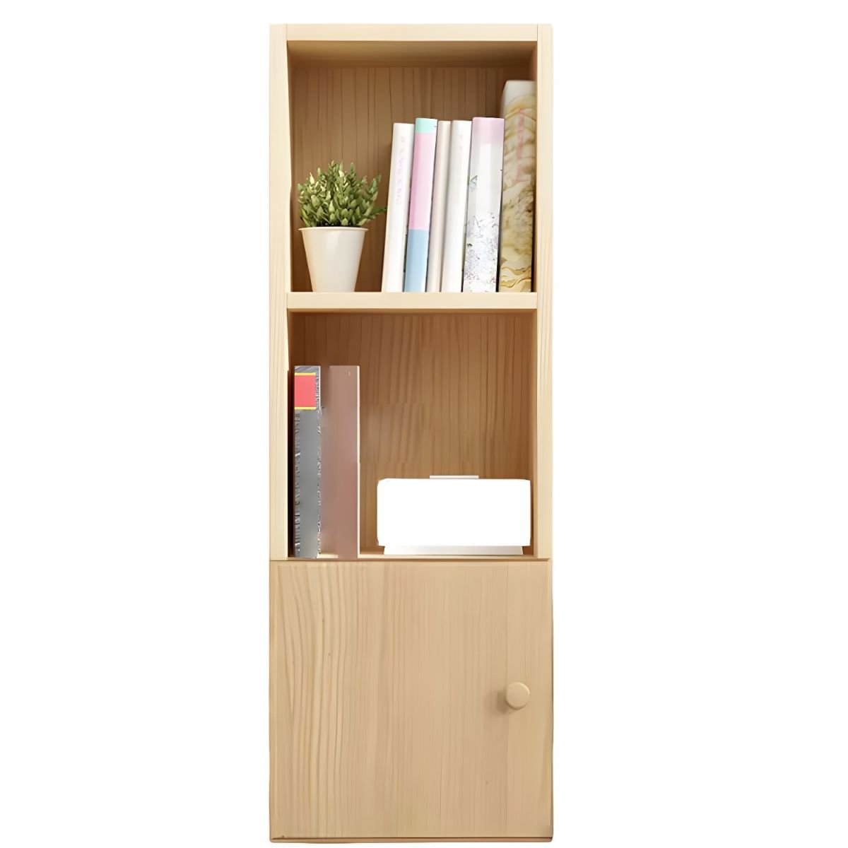 Stunning Rectangular Organizing Shelf with 3,4,5,6-Shelf, Vertical/LateralFiling, Polymer Door, Closed Back - Image 5