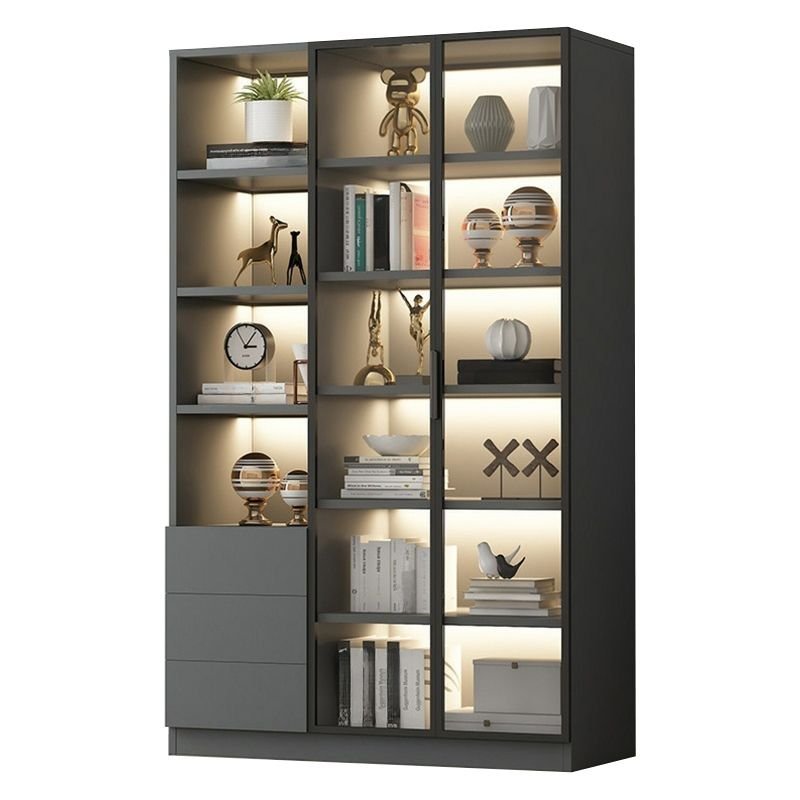 Wooden Bookshelf Design Living Room Book Shelf Library Storage Cabinet Book Shelvese Bookshelf Bookcase - Image 6