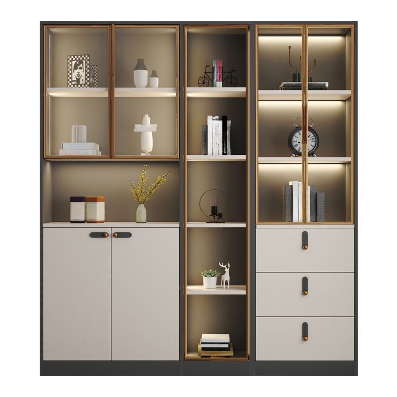 Wooden Bookshelf Design Living Room Book Shelf Library Storage Cabinet Book Shelvese Bookshelf Bookcase - Image 6