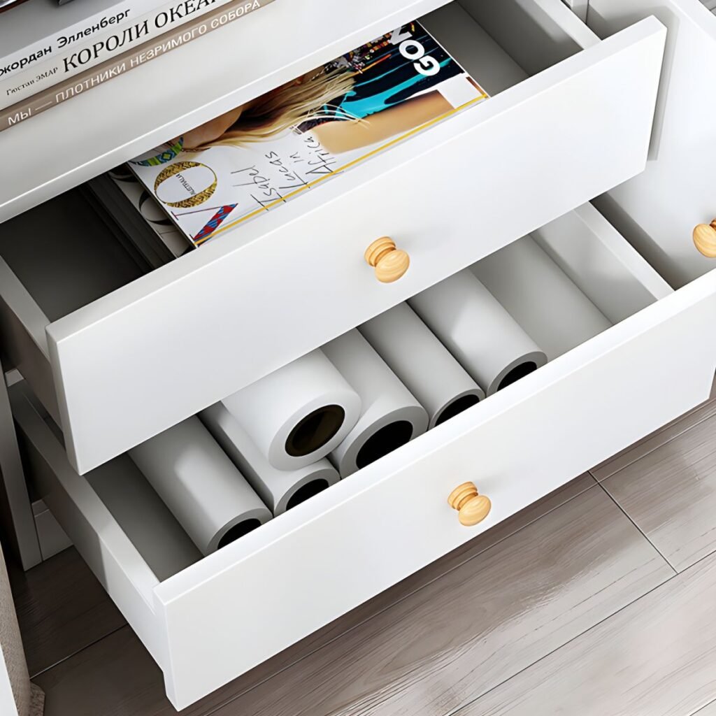 1200x12005 314 Wooden Modern Design Living Room Book Shelf Library Bookcase 2 Drawers Storage Cabinet Book Shelvese Bookshelf