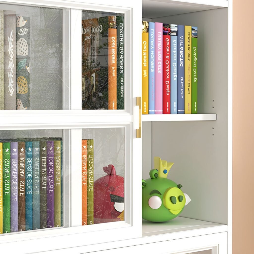 1200x12005 322 Kids’ Bookshelf - Child-Friendly Low Bookcase for Playroom & Nursery Storage Eco-friendly finish Bookshelf