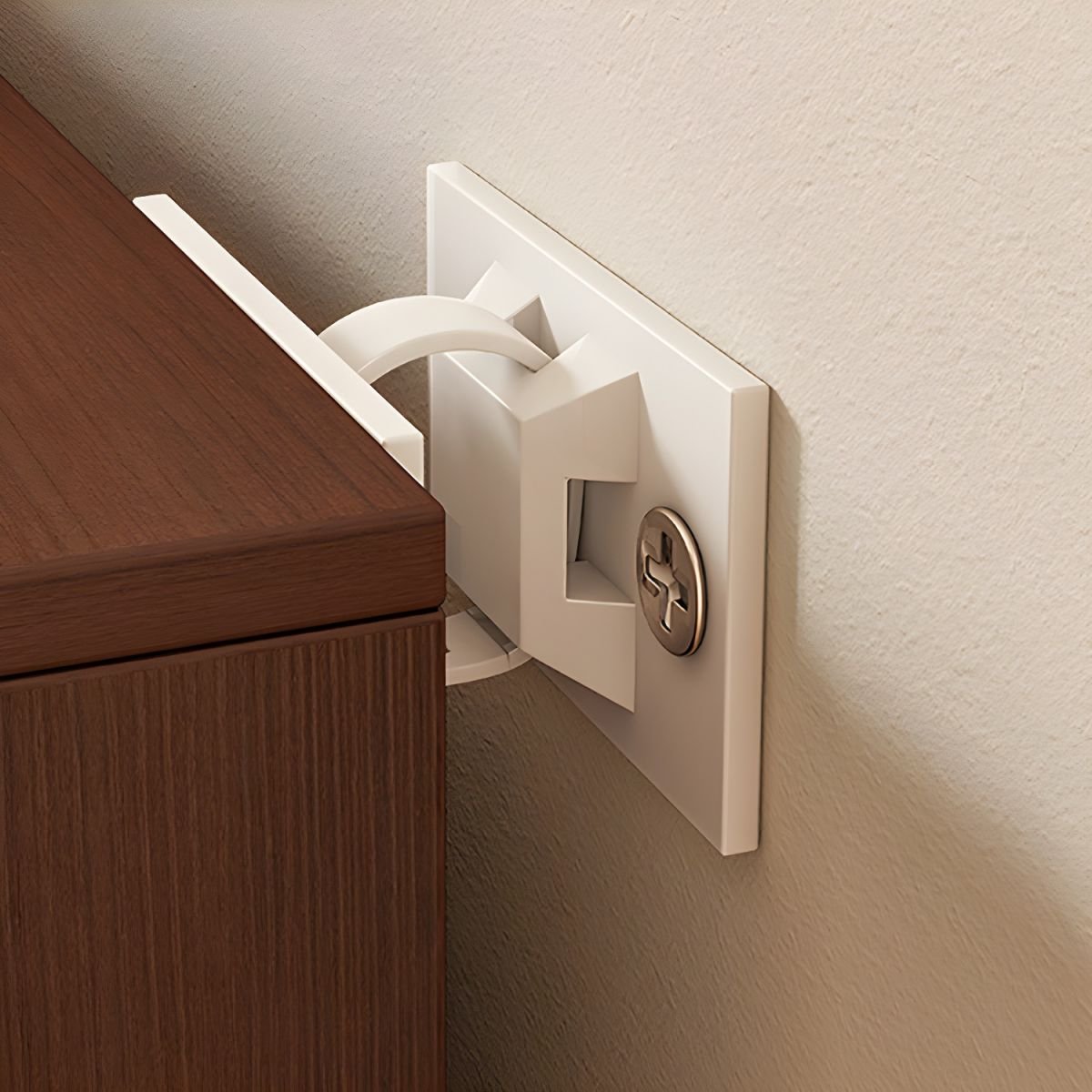 Modern Wooden Bookcase with Lower Cabinet Doors and Drawers - 5-Tier Large Storage Shelf for Home Office - Image 7