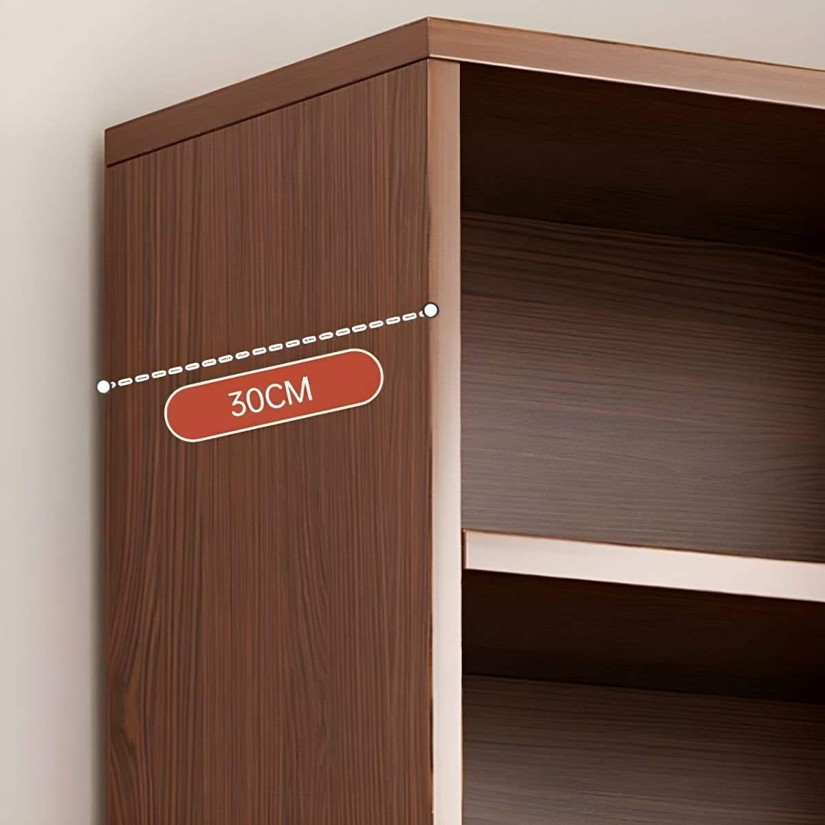 Wooden Modern Design six-tier Movable Shelf Panels Living Room Library Bookcase No Doors Storage Cabinet Book Shelvese Bookshelf - Image 8