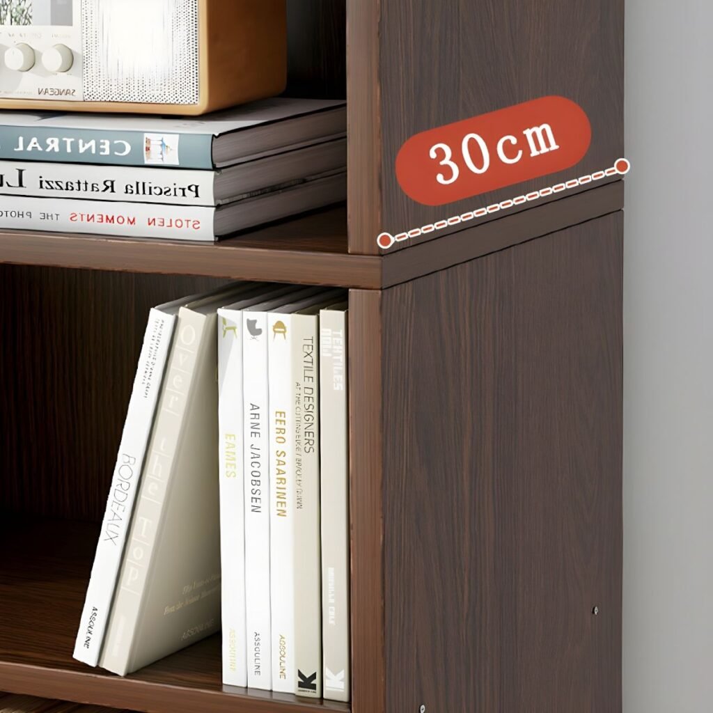 1200x12006 318 Library Storage Bookcase Cabinet Wooden No Doors Design Living Room Bookshelf