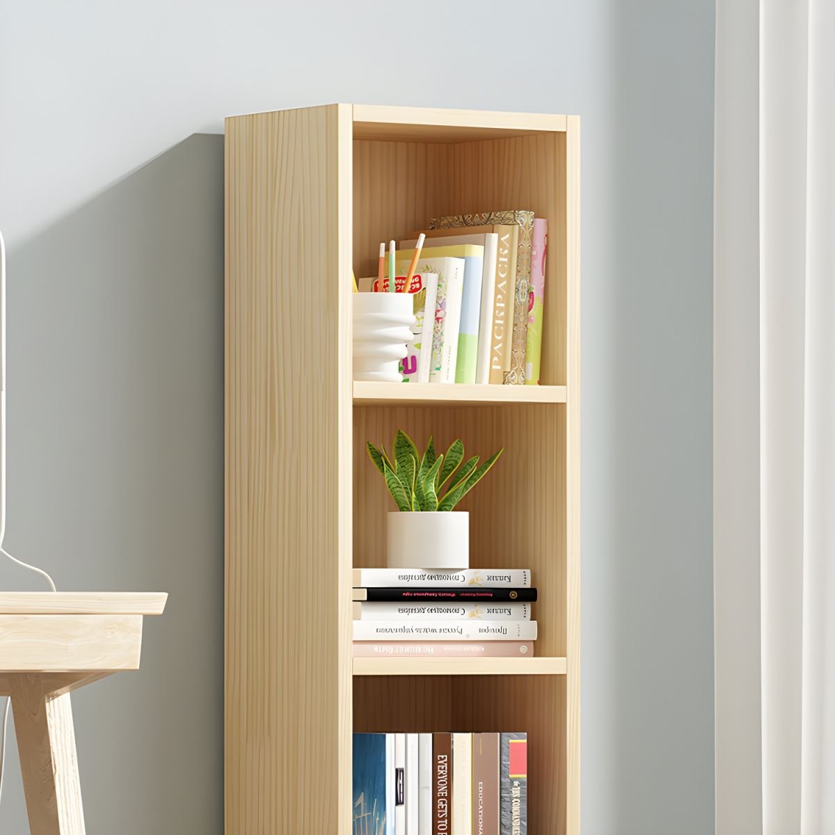 Stunning Rectangular Organizing Shelf with 3,4,5,6-Shelf, Vertical/LateralFiling, Polymer Door, Closed Back - Image 7