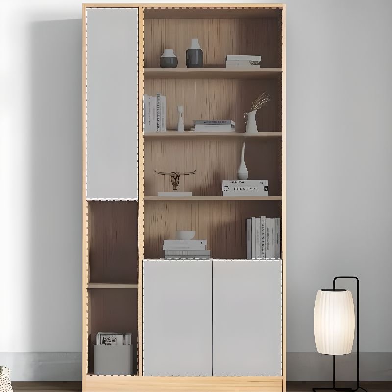 Impressive Vertical Organizing Shelf with 3-Cabinet, 4-Shelf, and Closed Back - Image 8