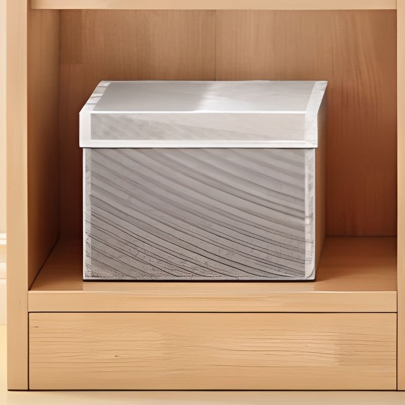 Charming Coastal Archive – Stately 79-Inch Timber & White Library with Inset 3C Glass Doors and Large Drawers - Image 8