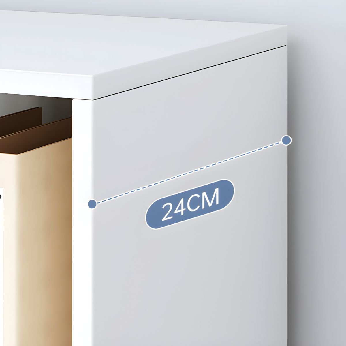 Wooden Modern Design Living Room Book Shelf Library Bookcase 2 Drawers Storage Cabinet Book Shelvese Bookshelf - Image 7