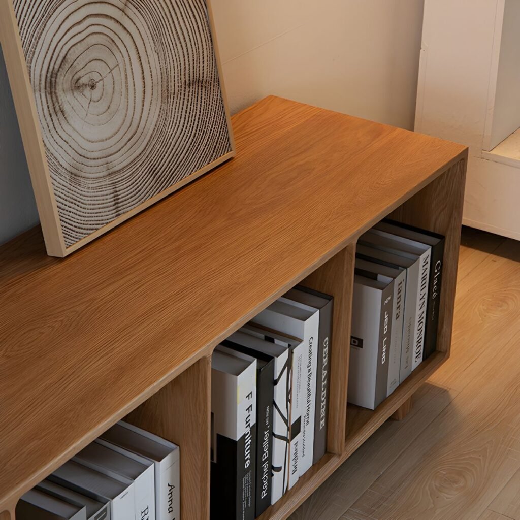 1200x12007 320 Wooden Design Modern Children's Bookcase Living Room Small Bookcase No Doors Storage Cabinet Bookshelf