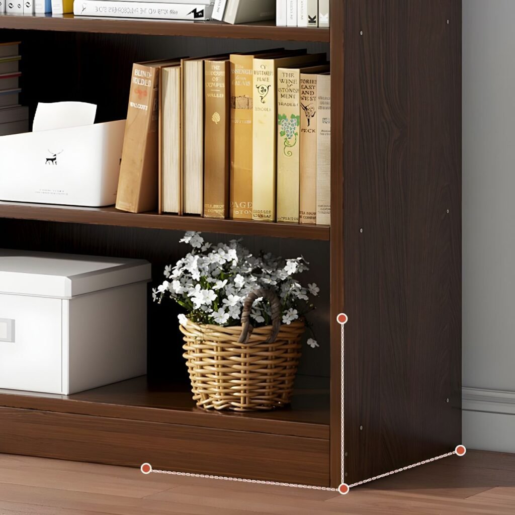 1200x12007 321 Library Storage Bookcase Cabinet Wooden No Doors Design Living Room Bookshelf