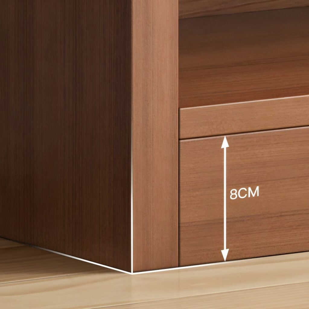 1200x12007 325 Minimalist Open Bookcase - Modern Wood Grain Shelving Unit for Quiet Luxury Decor Bookshelf