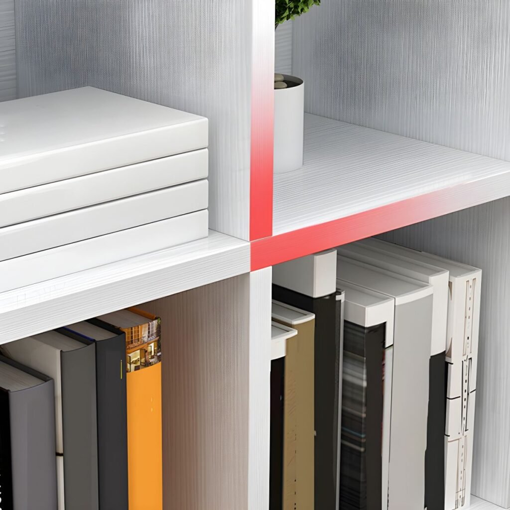 1200x12007 338 Apexerahomelife Modern White Bookcase with 5-Tier Open Shelves JX-BC-035 Multi-Cube Storage