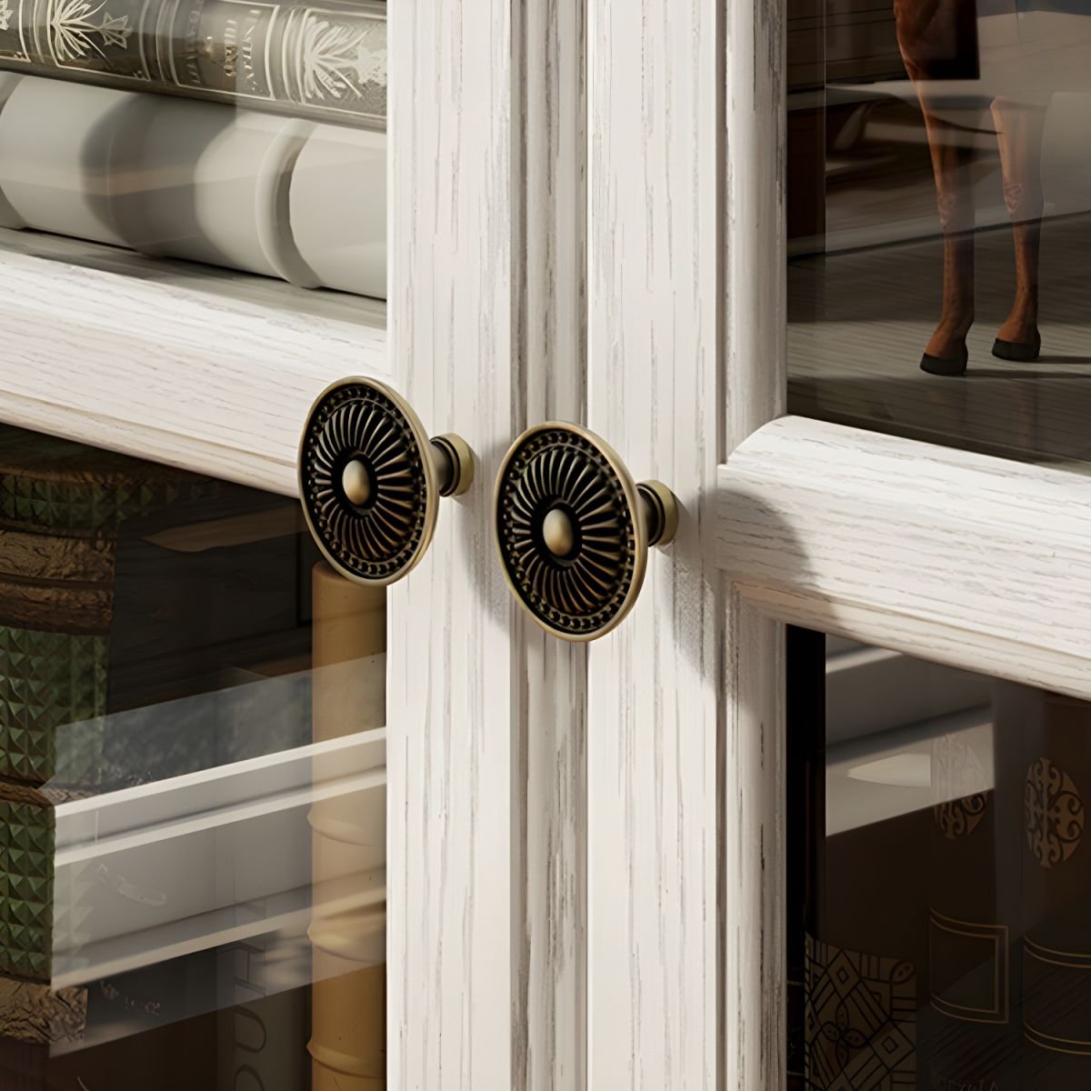 Wooden Bookshelf Design Living Room Book Shelf Library Storage Cabinet Book Shelvese Bookshelf Bookcase - Image 8