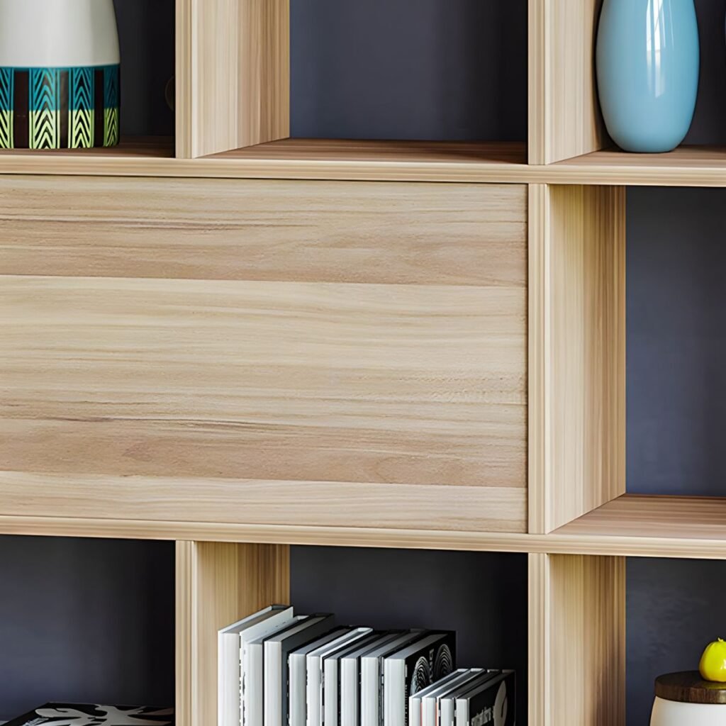 1200x12008 324 Modern 8-Cube Open Bookcase - Minimalist Wooden Storage Organizer for Home Office