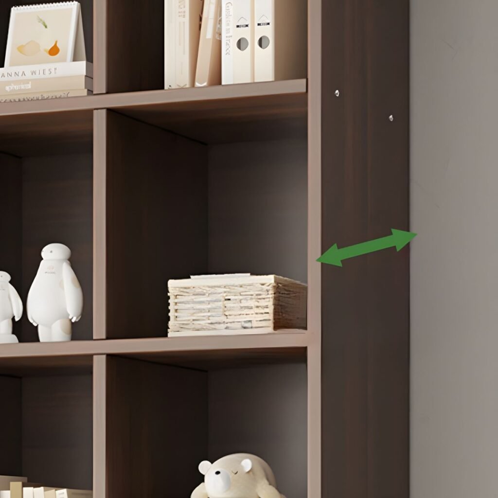 1200x12008 330 Modern Wooden Bookcase with 79" Lower Storage Cabinet - 5-Tier Natural Oak Bookshelf