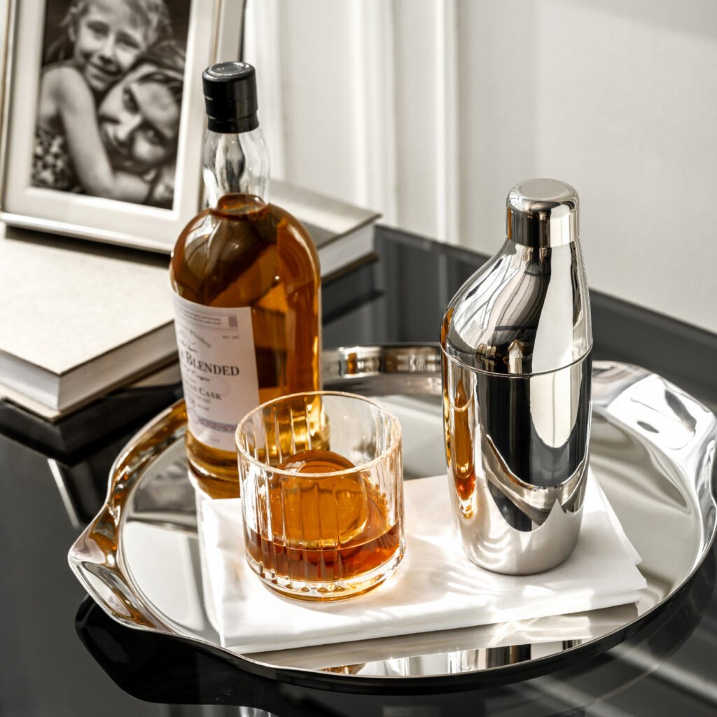 158 4 1 Apexerahomelife Revolutionary Slanted Stainless Steel Shaker Mirror Polished Cocktail Mixer