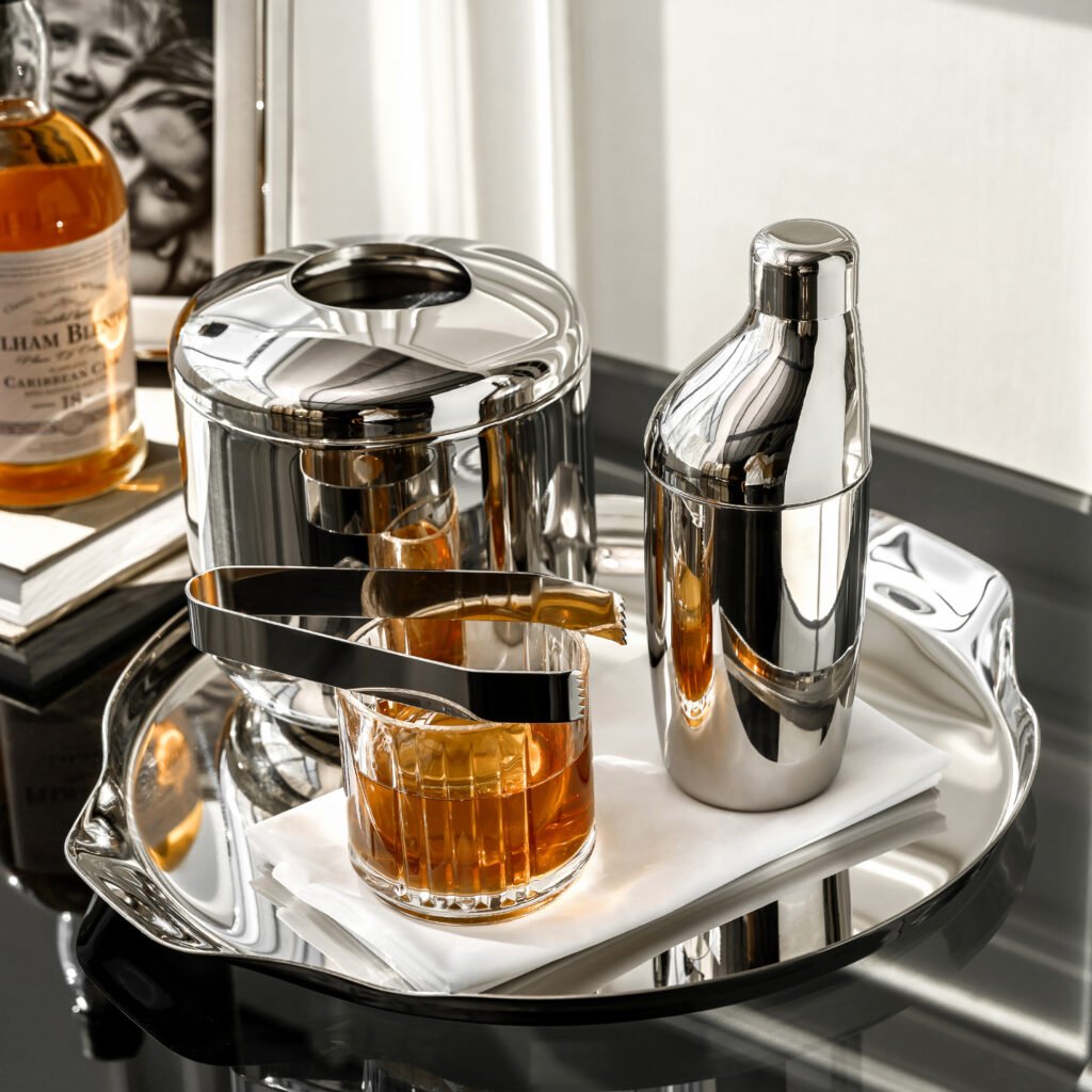 158 6 1 Apexerahomelife Revolutionary Slanted Stainless Steel Shaker Mirror Polished Cocktail Mixer
