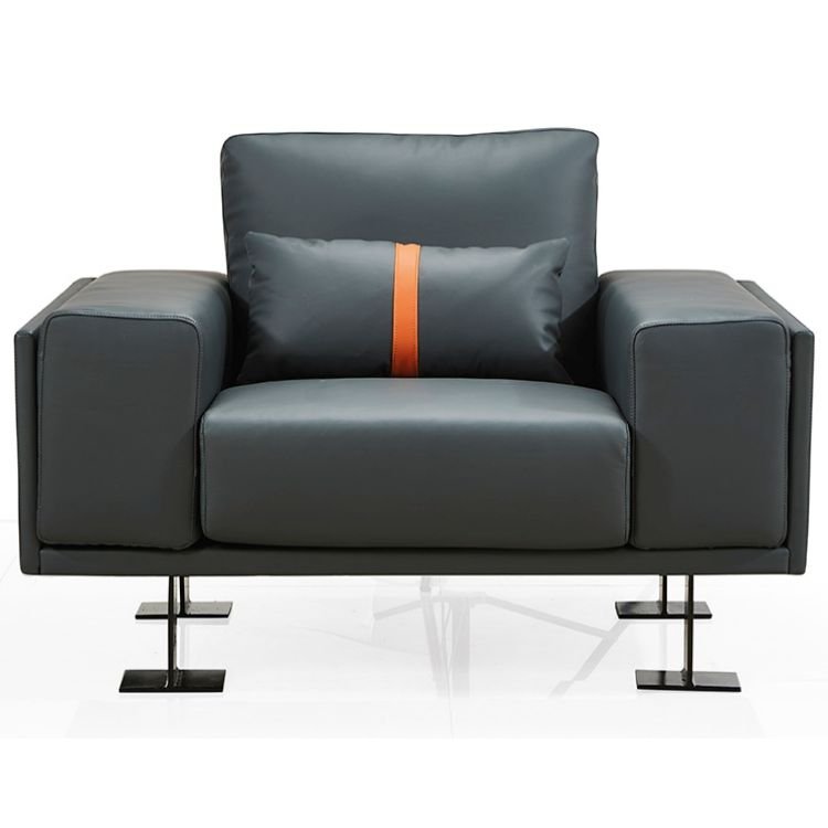 Modern Design Office Hotel Waiting Room Sofas Simple Atmosphere Individual Style PU Leather Office Living Room Sofa - Image 2