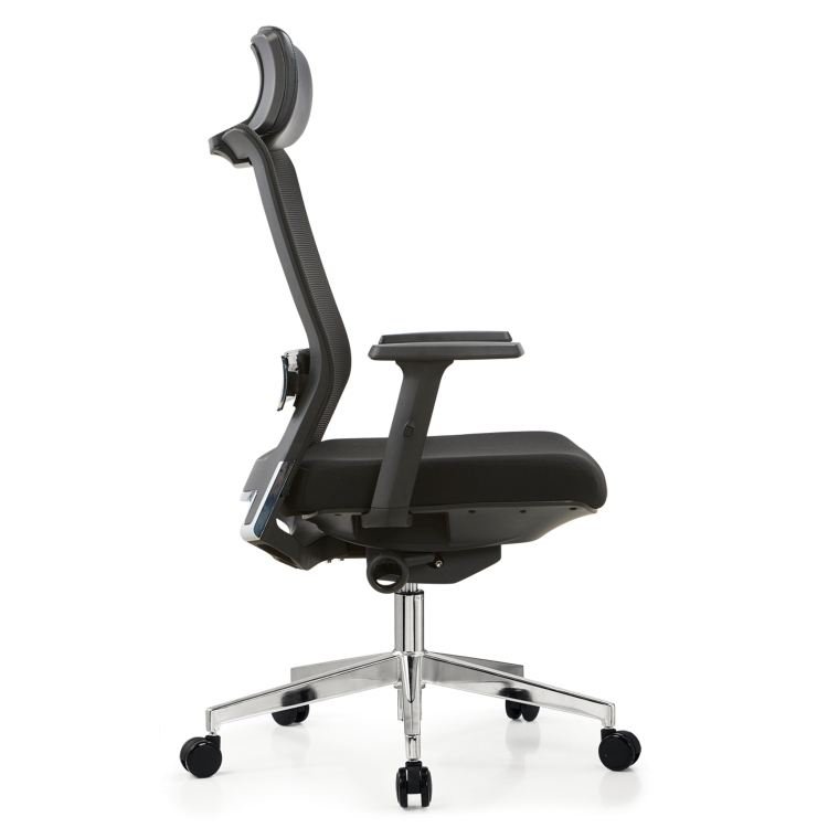 High Quality Office Furniture Fabric Comfortable Office Chair Ergonomic Executive Swivel Mesh Steel Modern Office Chair - Image 3