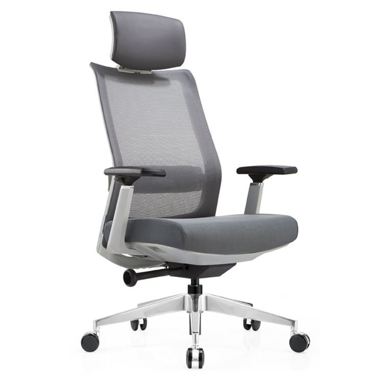 High Quality Office Furniture Fabric Comfortable Office Chair Ergonomic Executive Swivel Mesh Steel Modern Office Chair - Image 5