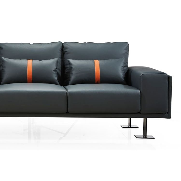 Modern Design Office Hotel Waiting Room Sofas Simple Atmosphere Individual Style PU Leather Office Living Room Sofa - Image 5