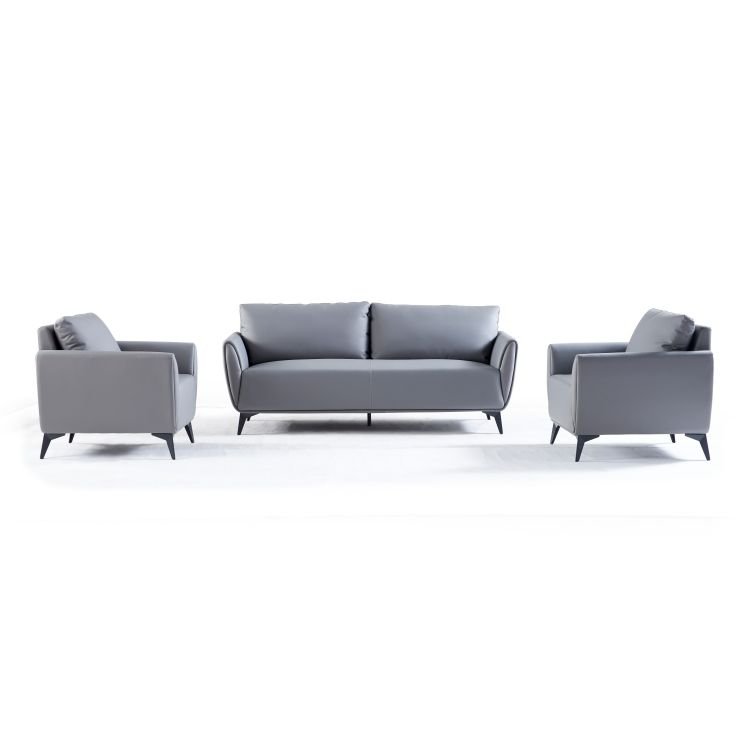 Customized Modern Office Reception Sofa Leather Office Sofa Set Office Sofa - Image 2