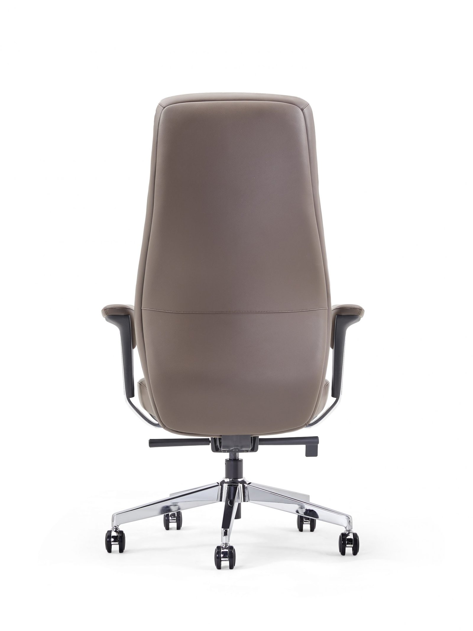 New Product Office Chairs Luxury Ergonomic Executive Genuine Leather Aluminum Modern Leather Office Chair - Image 4