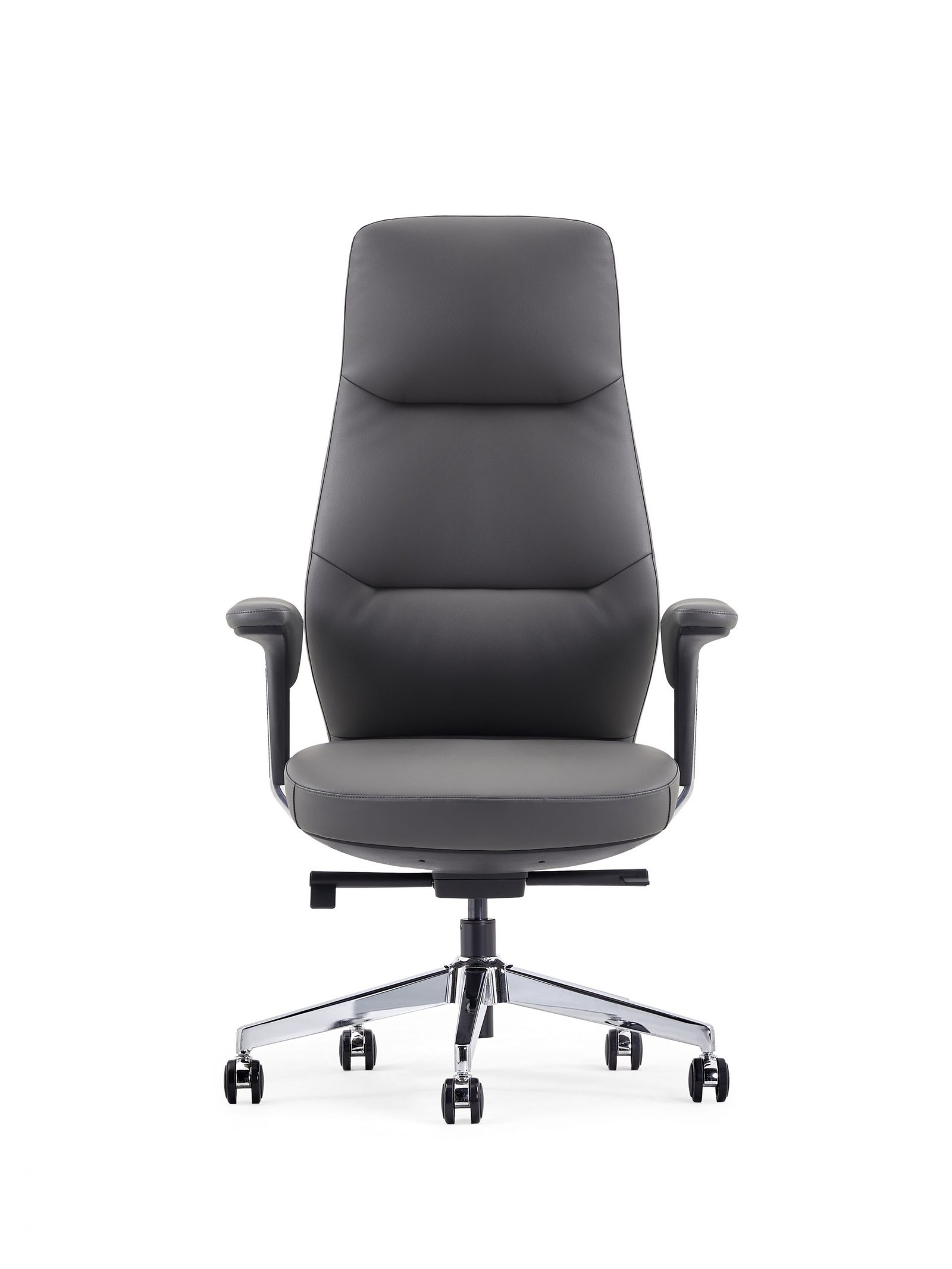 New Product Office Chairs Luxury Ergonomic Executive Genuine Leather Aluminum Modern Leather Office Chair - Image 5