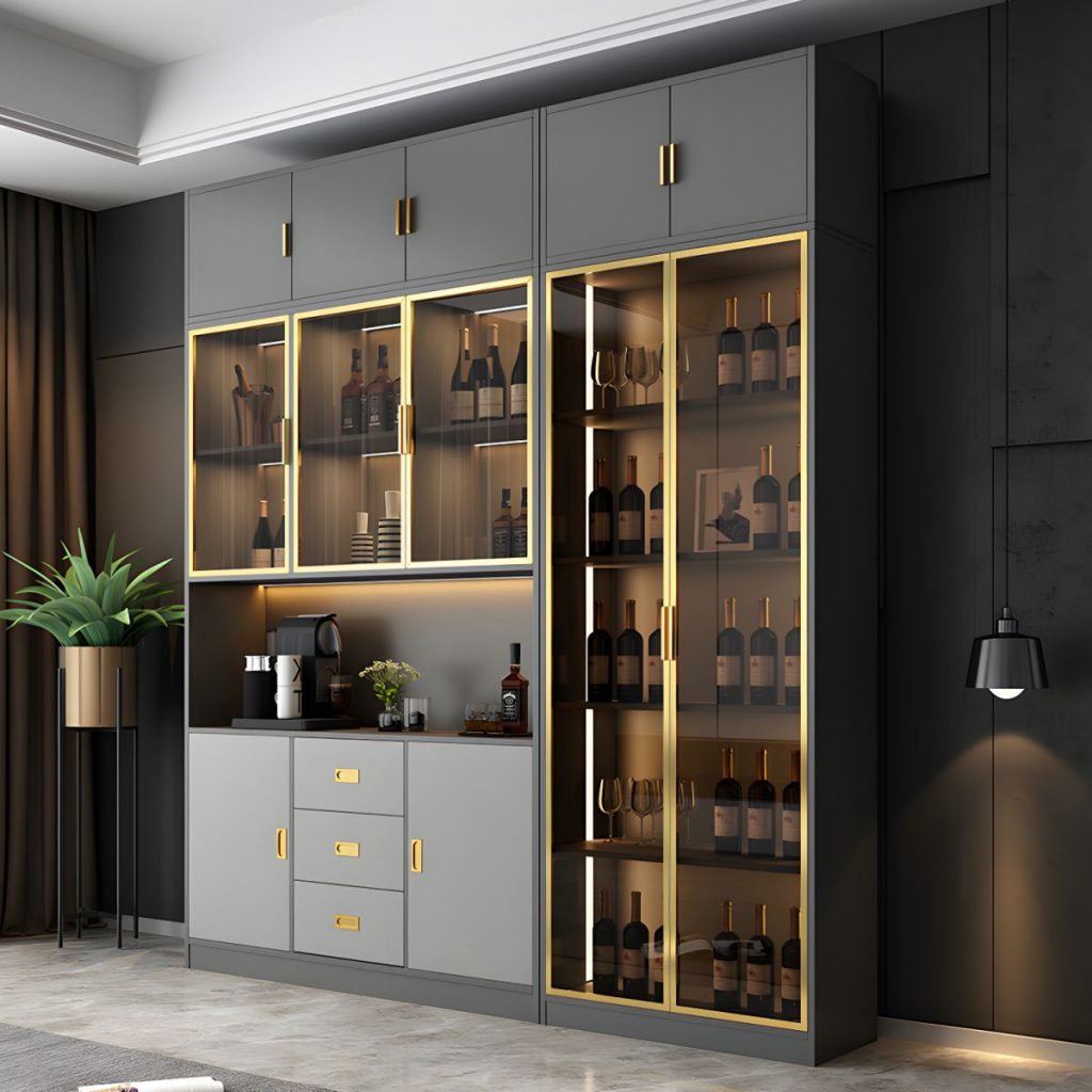 display stand, accent cabinet 23