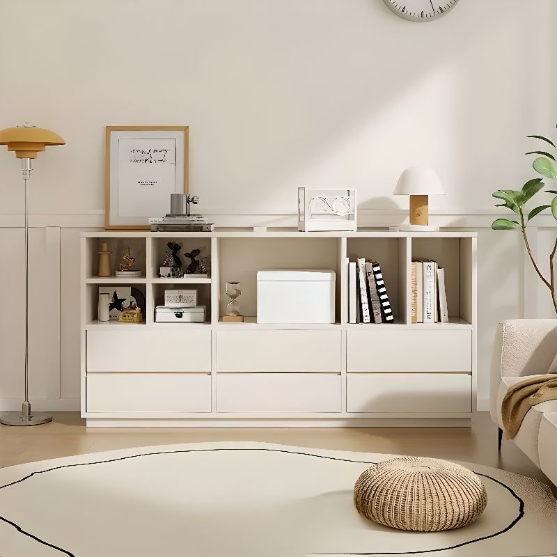 7 Sturdy Modern Wooden Bookcase with drawers Designs for Your Living Room - Image 2