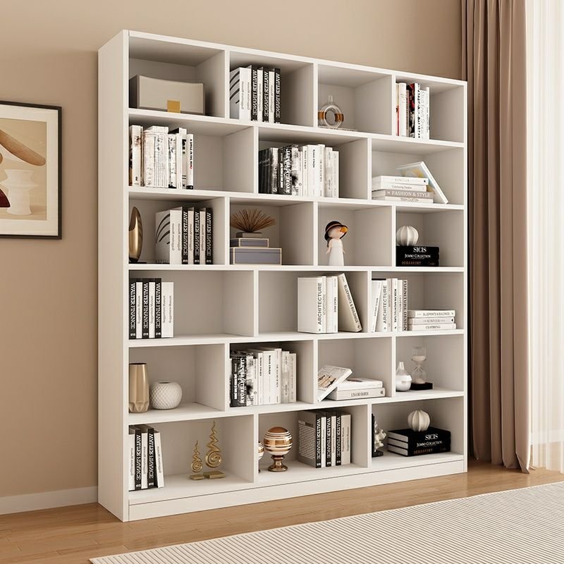 Exclusive Wooden Bookshelf With 8 doors Living Room Library Storage Cabinet Book Shelvese Bookcase - Image 3