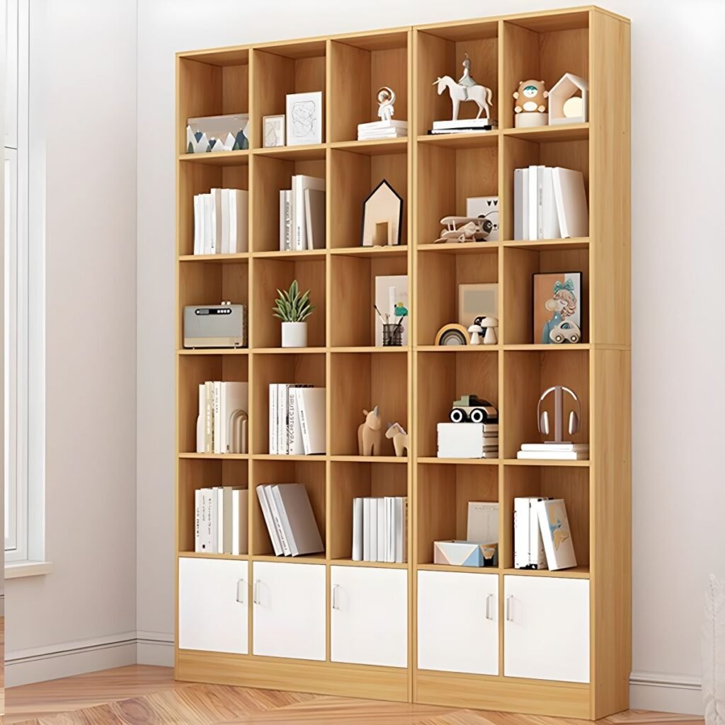 1200x12001 54 Wooden Morden Design Living Room Bookcase Library With 2/6/8 Doors Storage Cabinet Book Shelvese Bookshelf