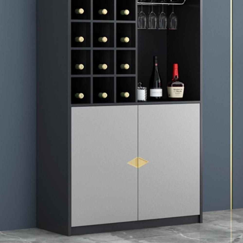 Modern Home Bar Sideboard Wine Cabinet Living Room Furniture Wine Cabinet with Wine Racks for Dining Room - Image 5