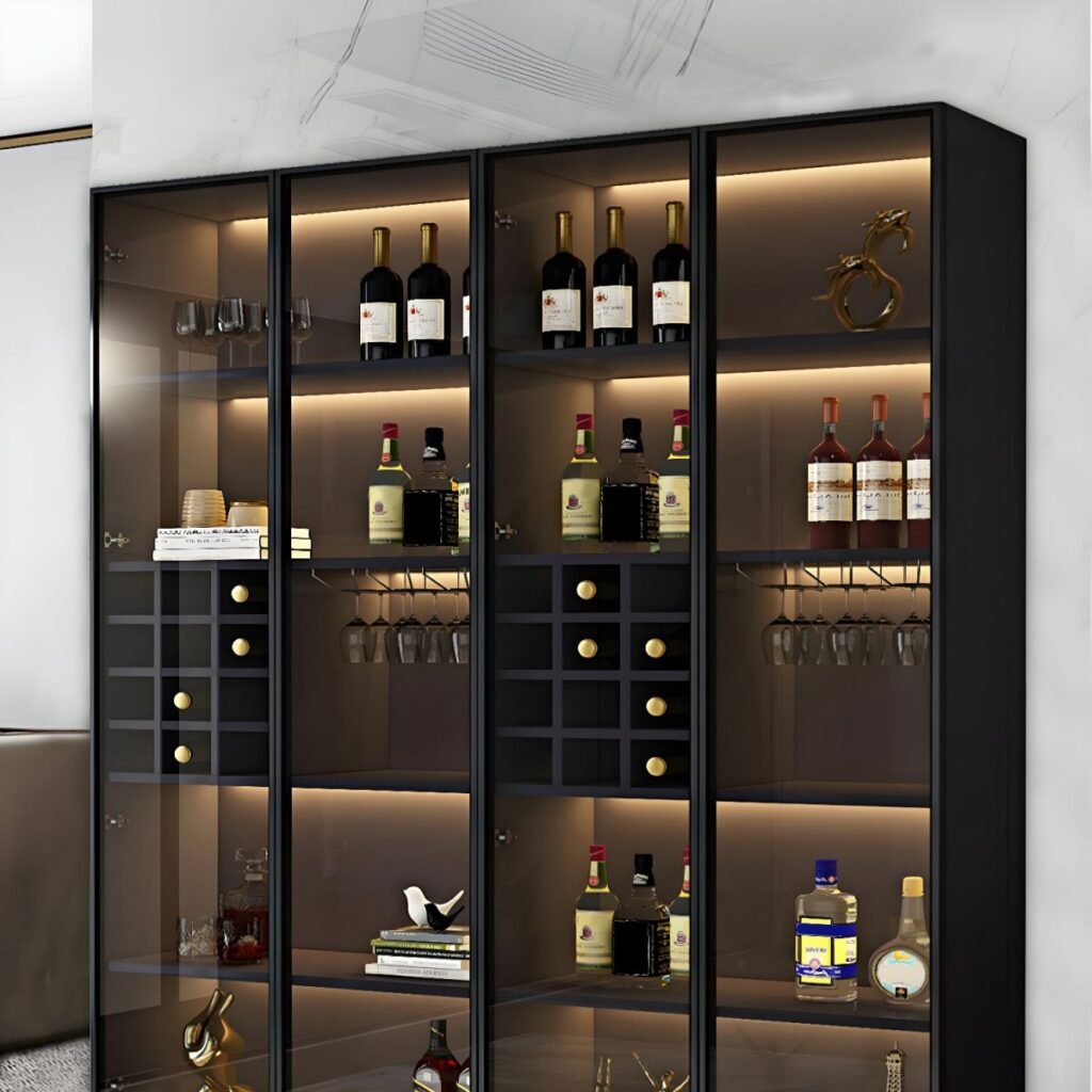 1200x12005 63 Exquisite Modular Wine Cellar Cabinet with Integrated Wine Racks and 12 Customizable Layouts for Grand Home Displays