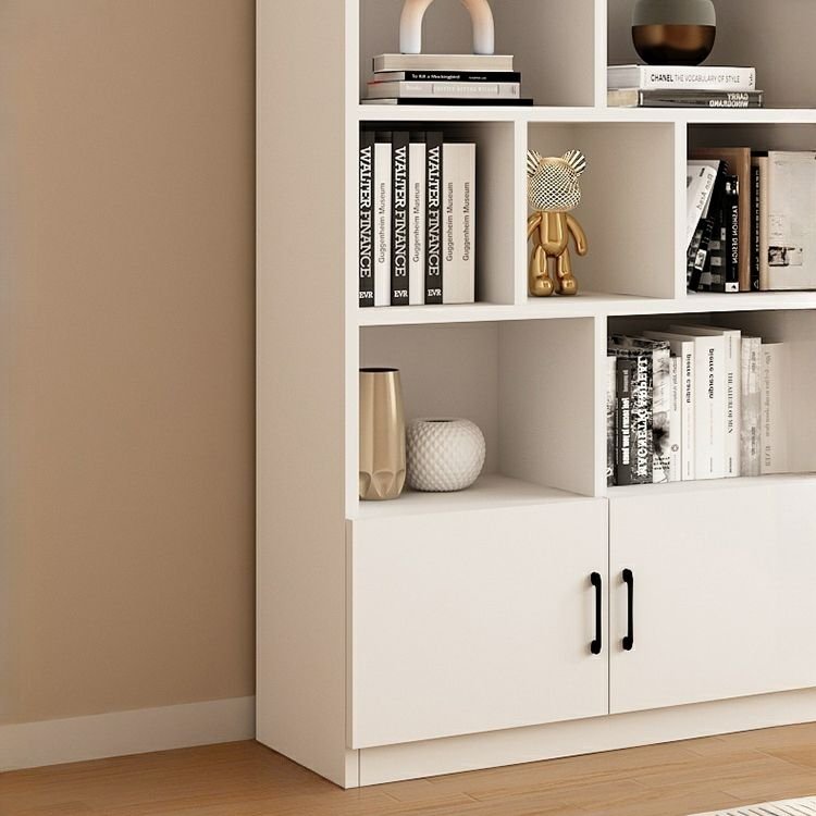 Exclusive Wooden Bookshelf With 8 doors Living Room Library Storage Cabinet Book Shelvese Bookcase - Image 9