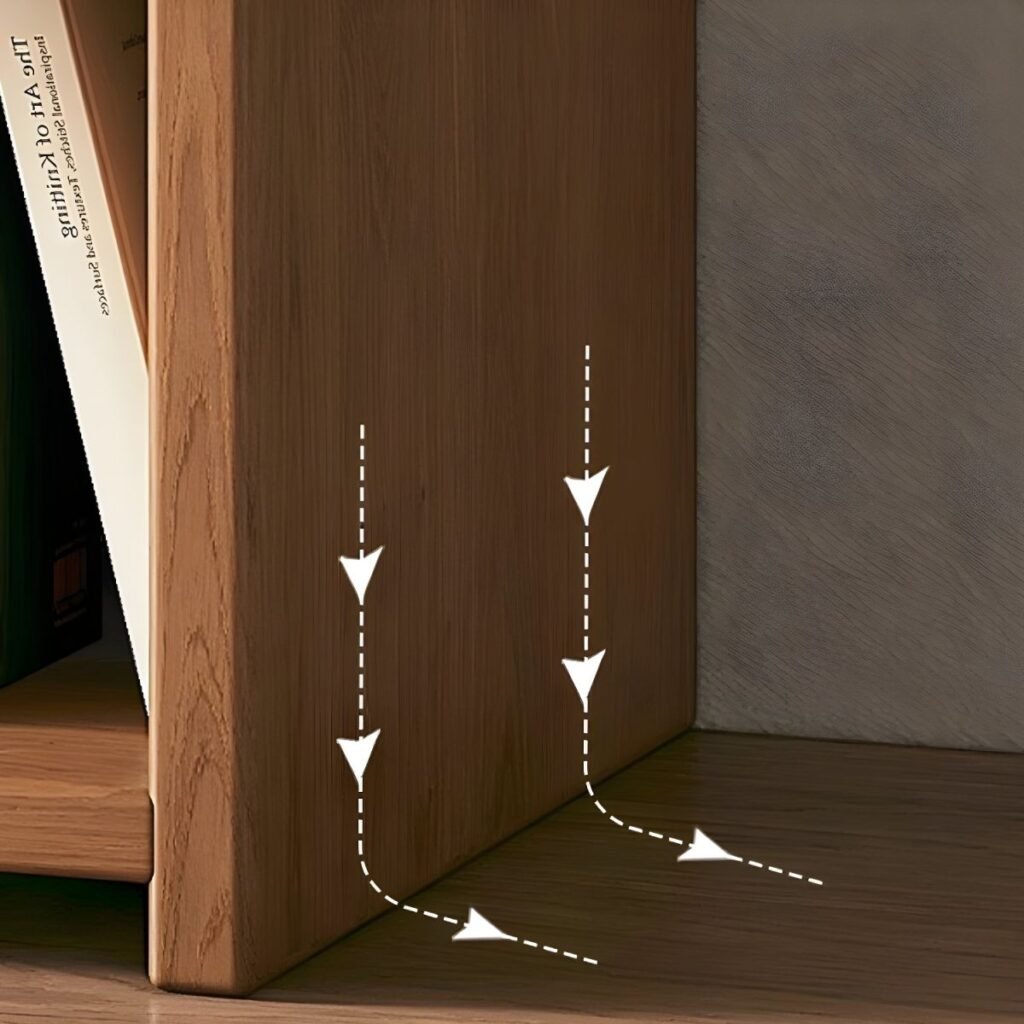 1200x12007 72 Apexerahomelife Plywood Bookcase JX-BC-080 Modern Minimalist Multi-functional Storage