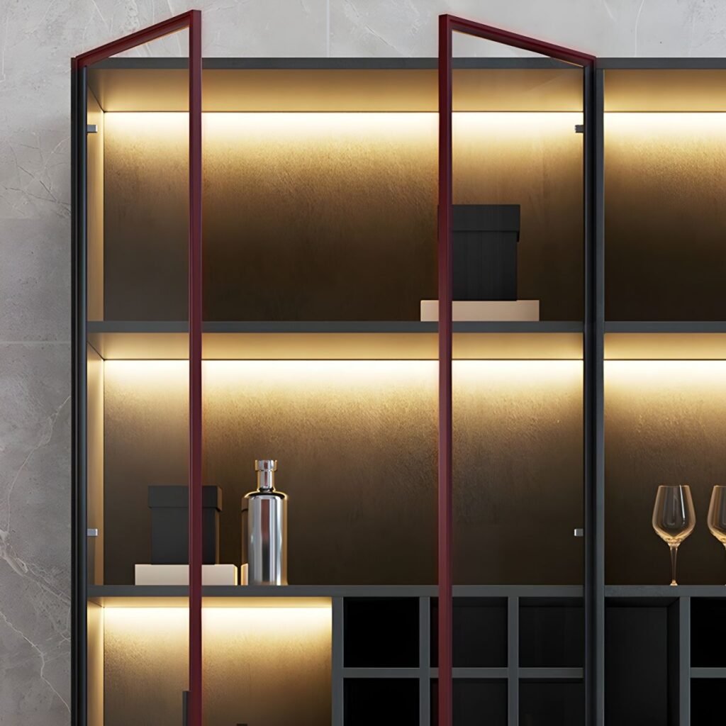 1200x12007 86 Ultimate Modular Wine Wall System with 16 Customizable Styles and Full-Length Rebound Glass Doors for Elite Homes