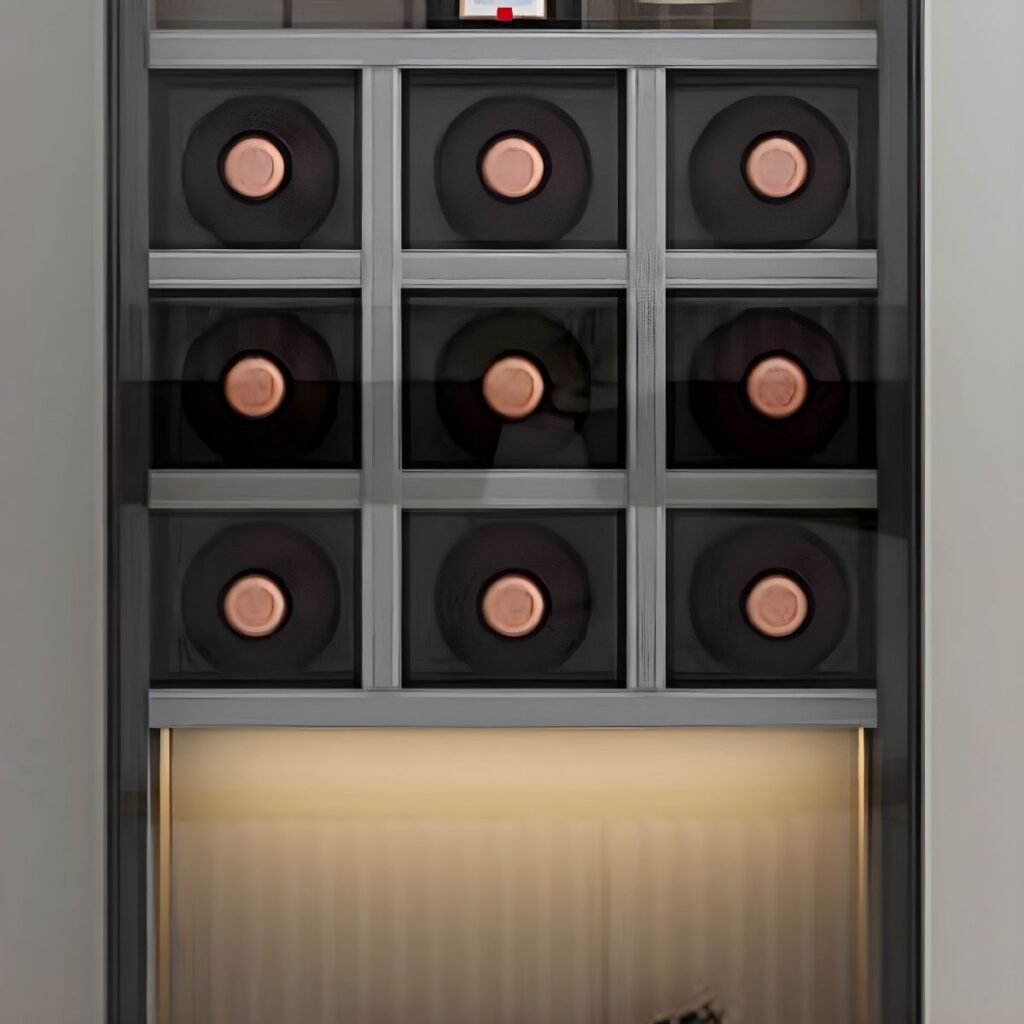 1200x12007 90 Enclosed Full Overlay Free standing Accent Cabinet in Wood with Cabinet Boxes, Glass Doors and 4/6 Shelves in a Trendy Style