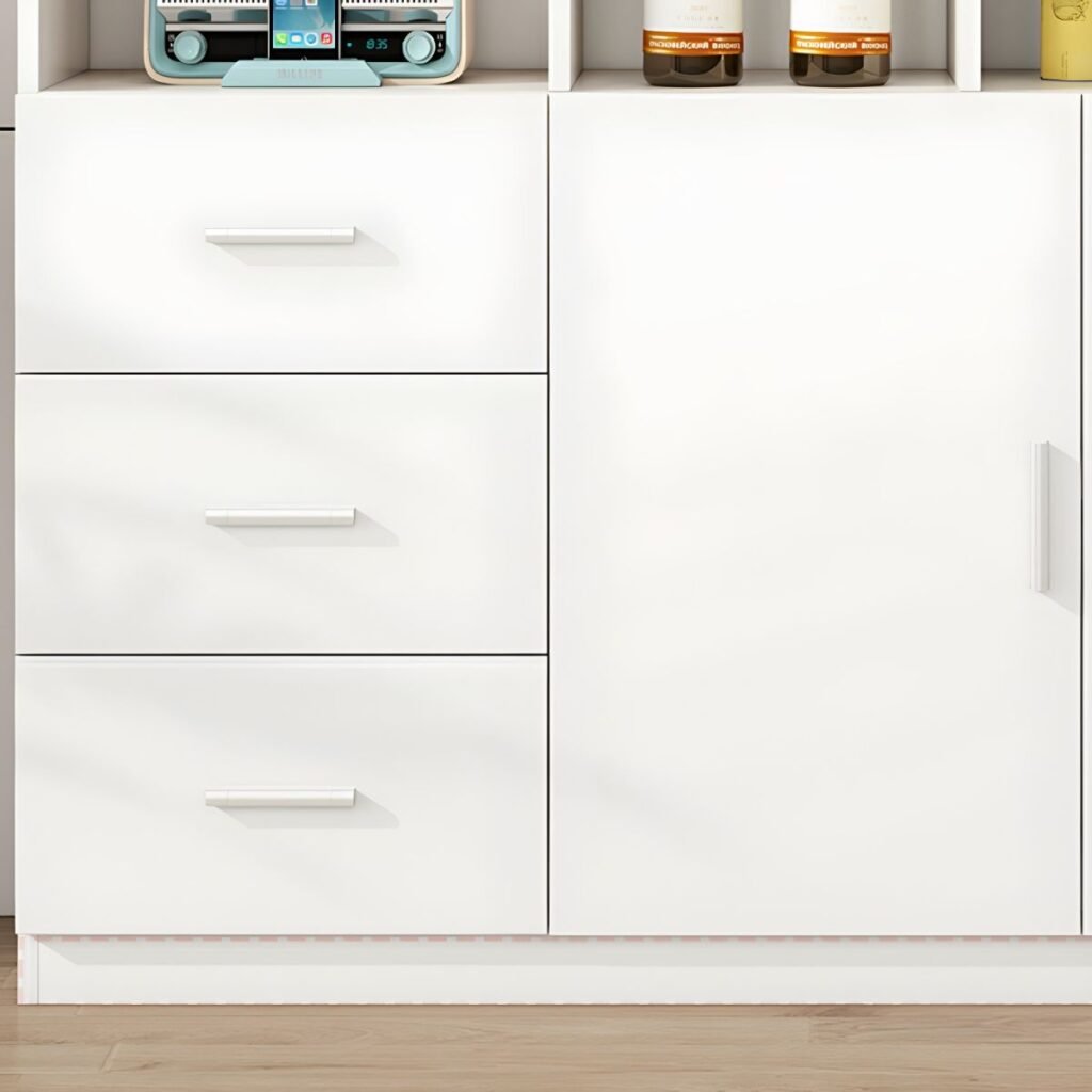 1200x12007 95 Chic Multi-Functional Pantry Sideboard with Professional Wine Grids and Sophisticated 79" Two-Tone Storage for Modern Home Cafes